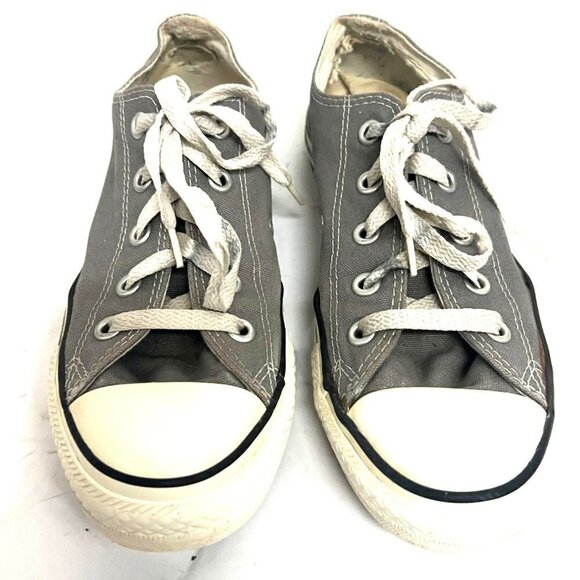 Converse Chuck Taylor All Star Gray Low Top Sneakers Shoes US 6 Old School Retro - Picture 4 of 8
